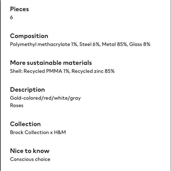 Brock Collection x H&M Rings - Picture 5 of 6